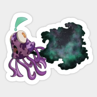 Space Squid Sticker